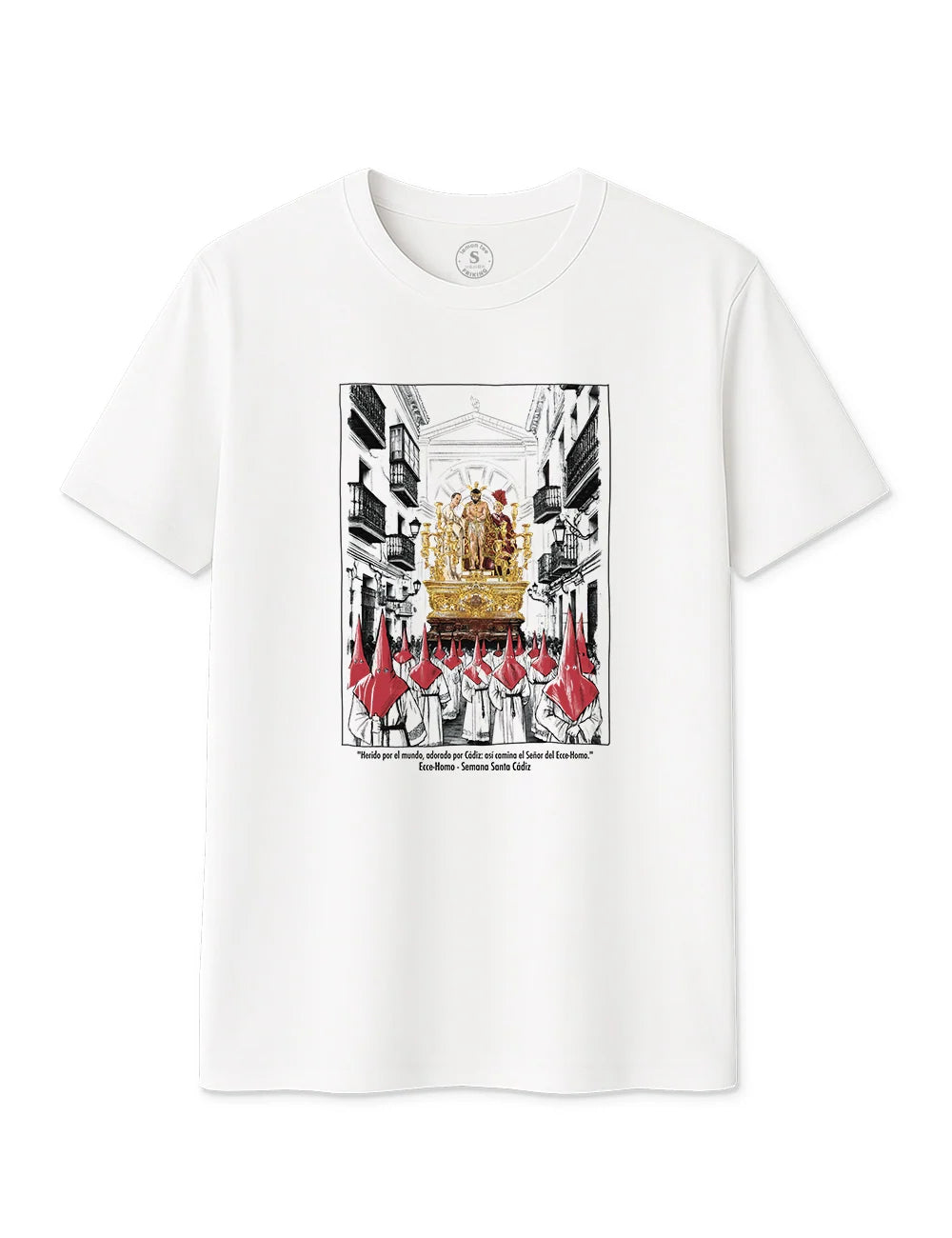 Camiseta Ecce-Homo. Cádiz. L392