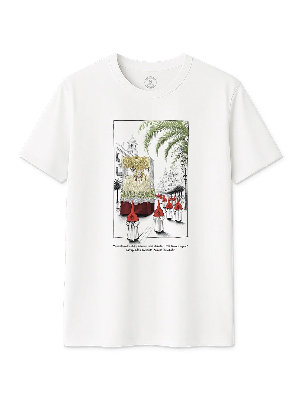 Camiseta Virgen de la Borriquita. L398
