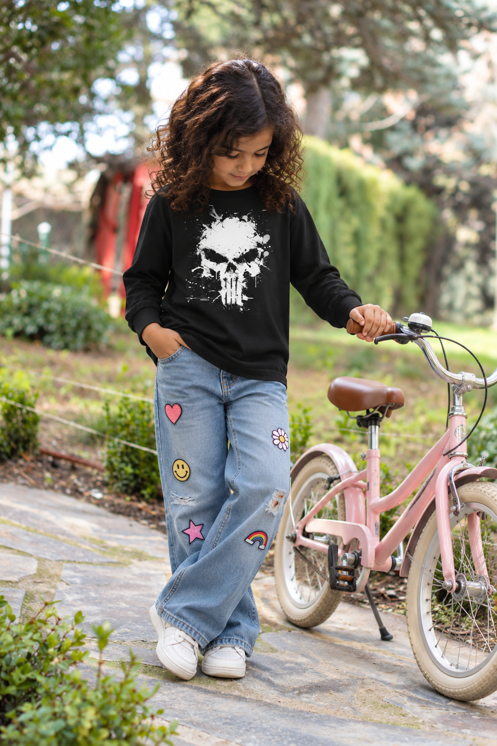 Camiseta manga larga Antihero Skull