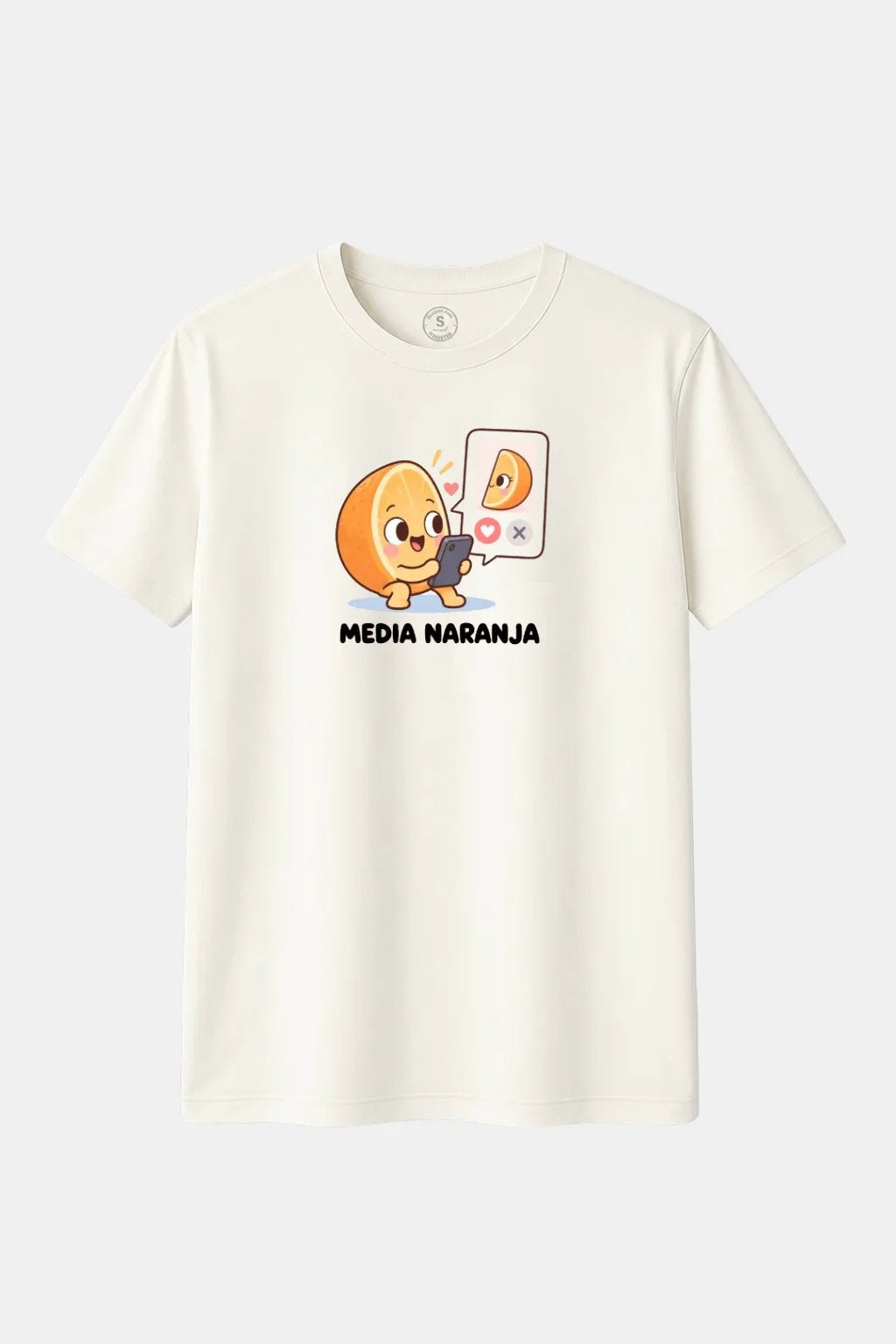 Camiseta Media Naranja Online – Humor Romántico, Apps de Citas y Juego de Palabras