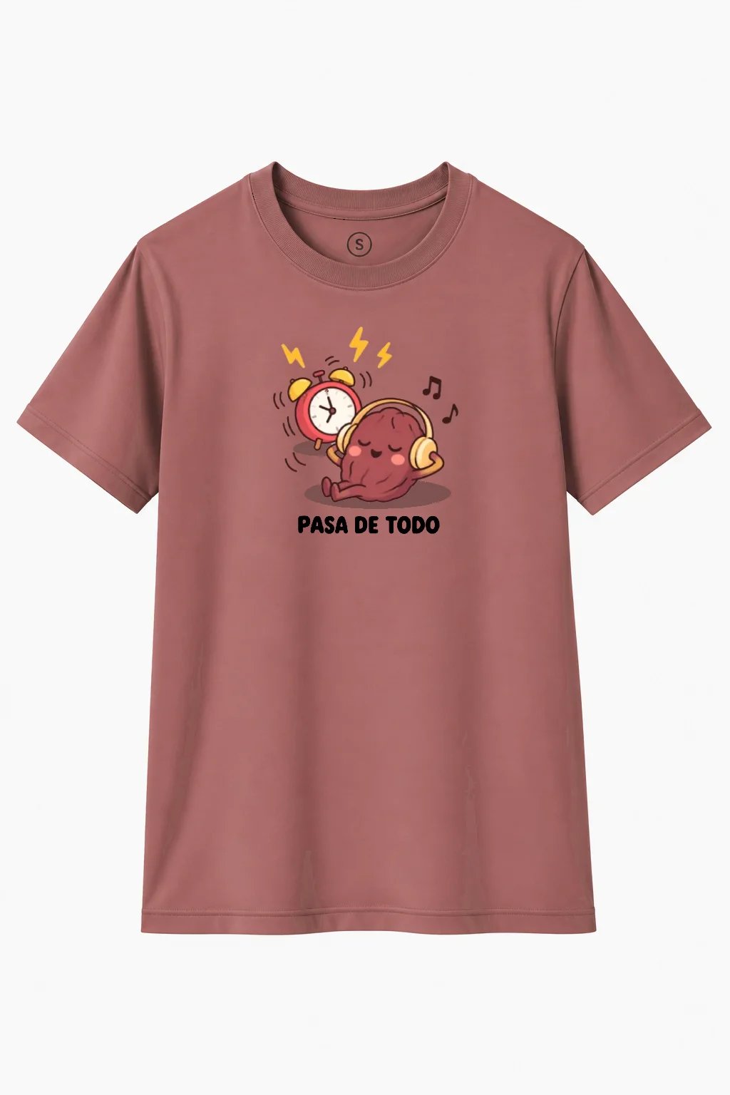 Camiseta Pasa de Todo con Auriculares – Diseño Divertido y Relax