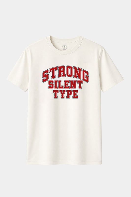 Camiseta Strong Silent Type – Mucho carácter, pocas palabras