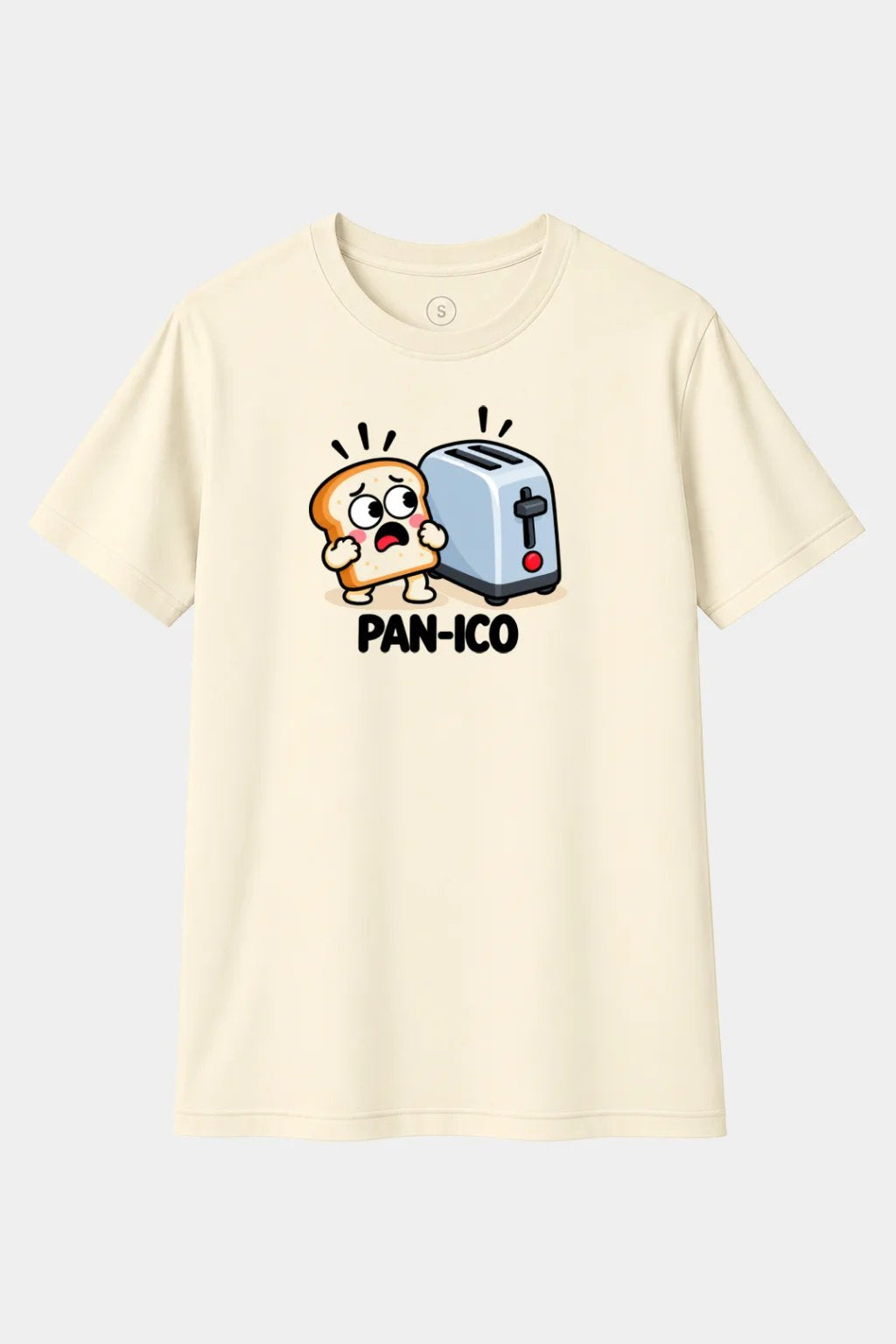 Camiseta Pan-ico – Humor para los que se tuestan fácil