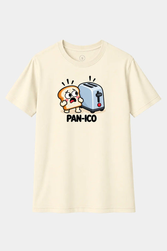Camiseta Pan-ico – Humor para los que se tuestan fácil