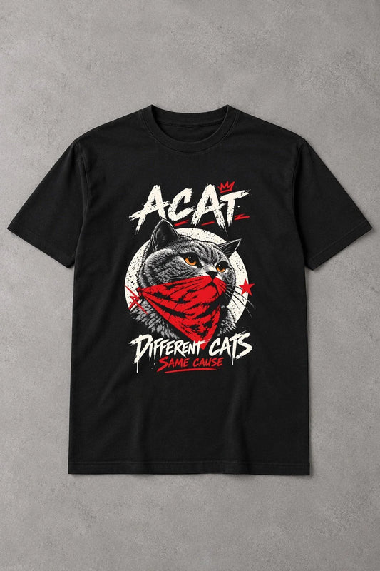Camiseta A Cat – Different Cats, Same Cause - British Shorthair Rebel
