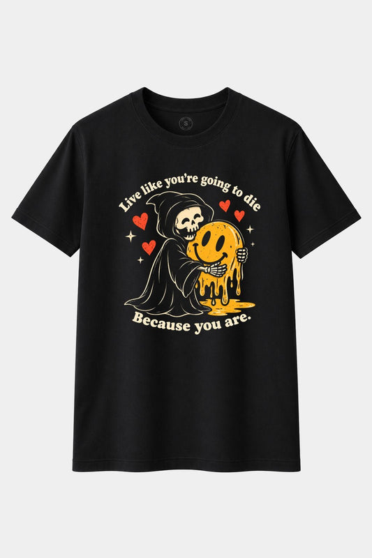 Camiseta Death & Smile – Halloween Social Club