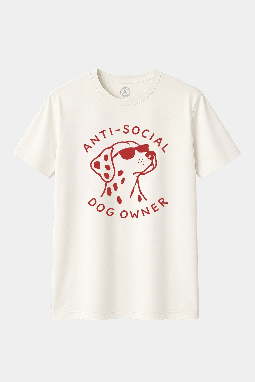 Camiseta Anti-Social Dog Owner Dálmata – Mi perro tiene manchas, yo tengo límites