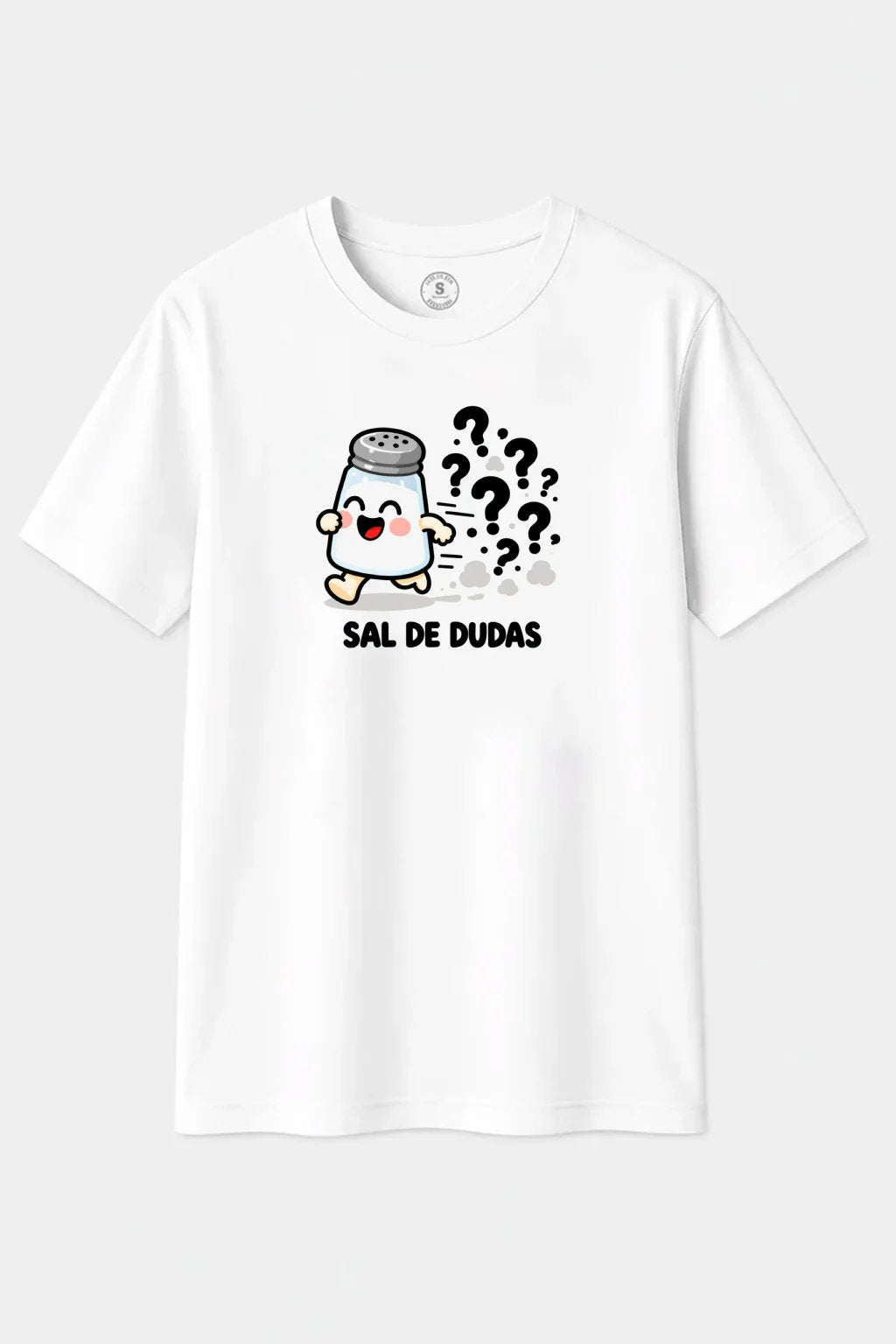 Camiseta Sal de Dudas – Humor con Sazón