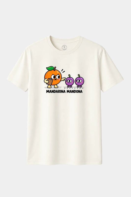 Camiseta Mandarina Mandona – Aquí Mando Yo