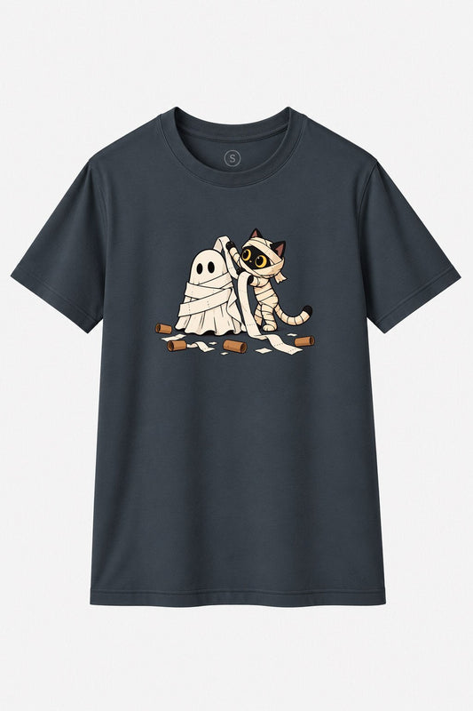 Camiseta Mummy Cat – Halloween Social Club