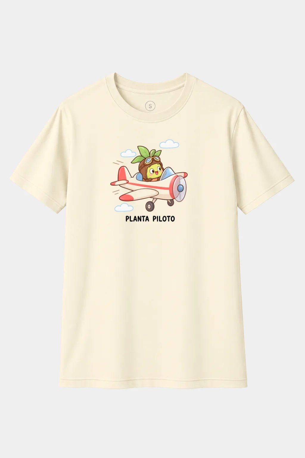 Camiseta Planta Piloto – Humor de Aviación y Plantas