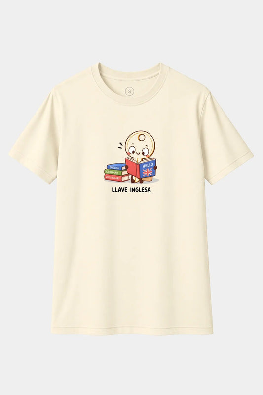 Camiseta Llave Inglesa – Diseño Divertido con Humor y Libros