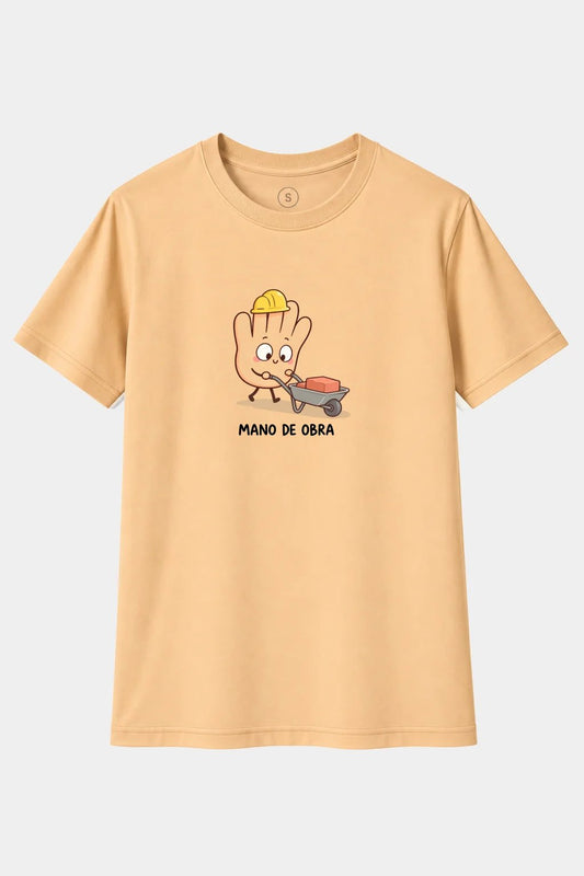 Camiseta Mano de Obra – Diseño Divertido de Construcción