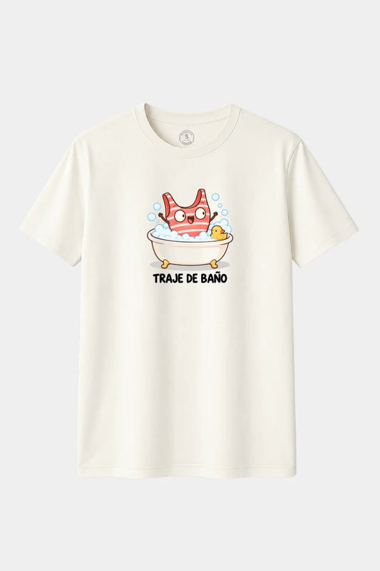 Camiseta Traje de Baño – Diseño Divertido de Bañera