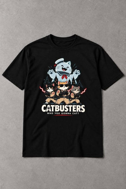 Camiseta Catbusters – Who You Gonna Cat?