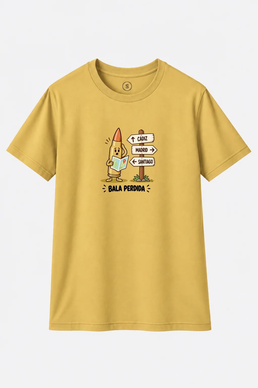Camiseta Bala Perdida – Diseño Divertido con Juego de Palabras