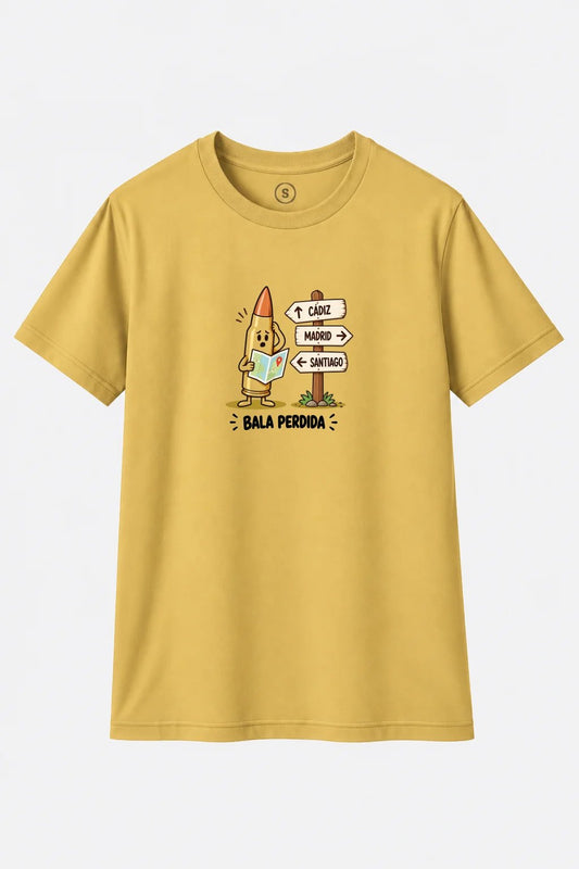 Camiseta Bala Perdida – Diseño Divertido con Juego de Palabras