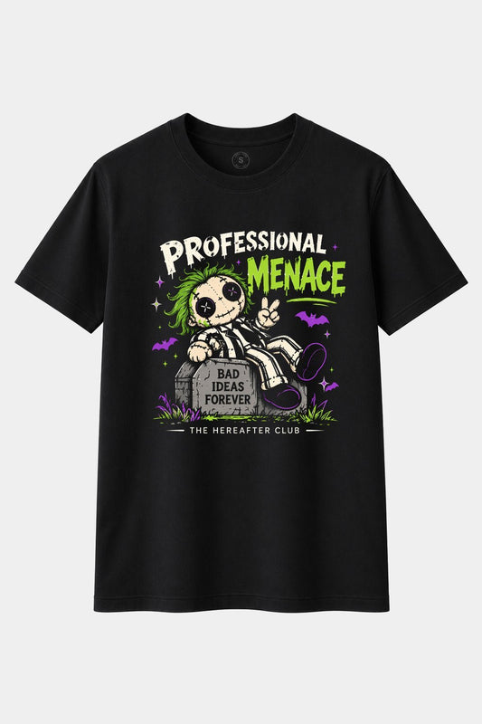 Camiseta Professional Menace – Bad Ideas Forever