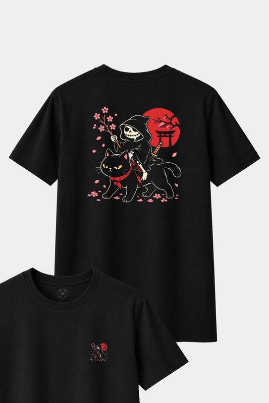 Camiseta Shinigami Cat – Sakura Night