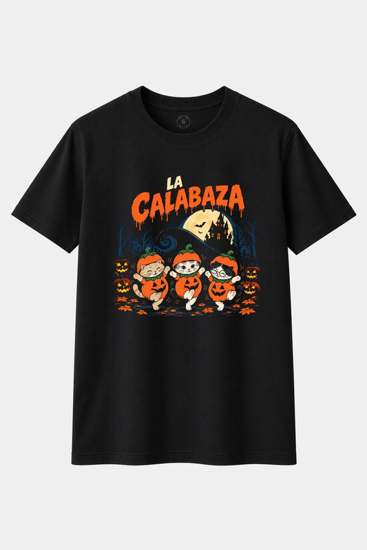 Camiseta La Calabaza – Halloween Cats