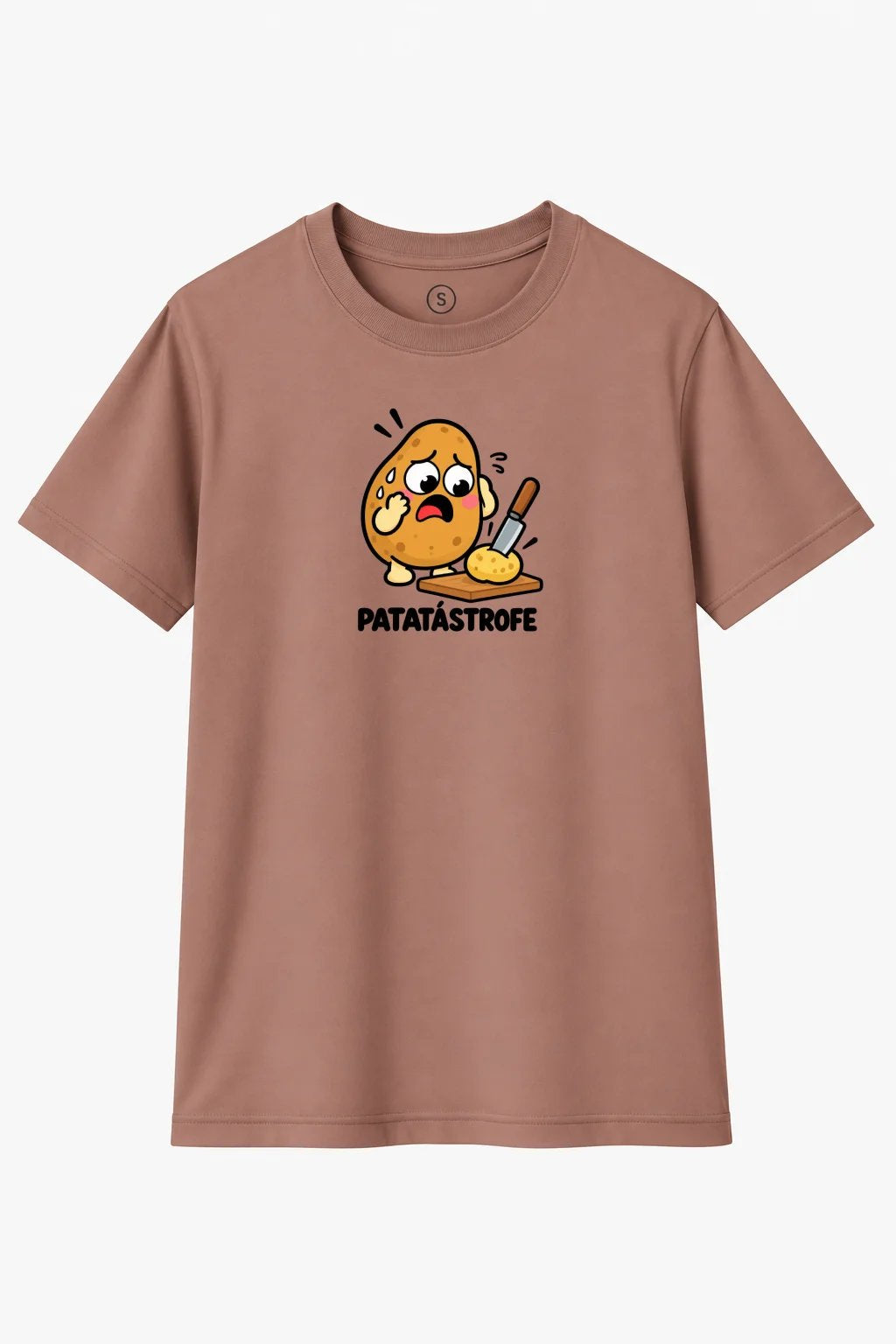 Camiseta Patatástrofe – Diseño Gracioso con Juego de Palabras