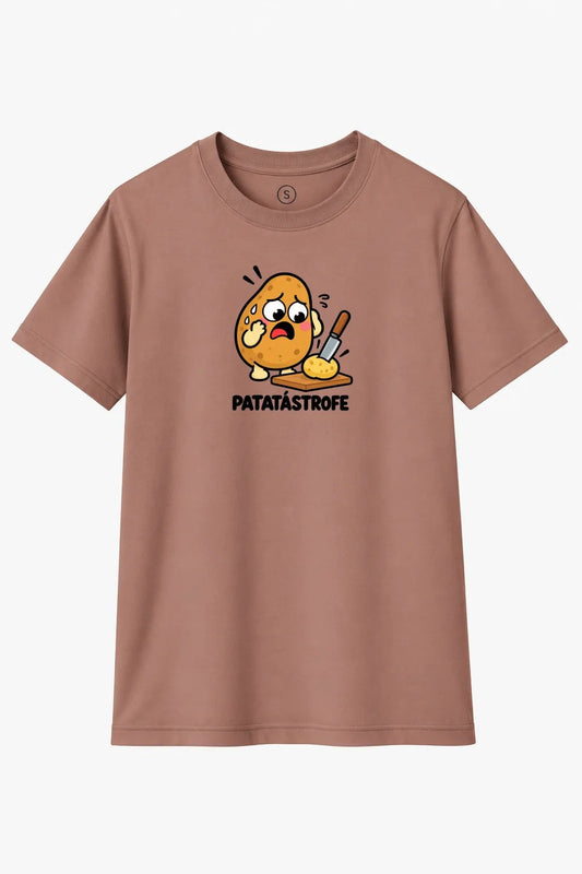 Camiseta Patatástrofe – Diseño Gracioso con Juego de Palabras