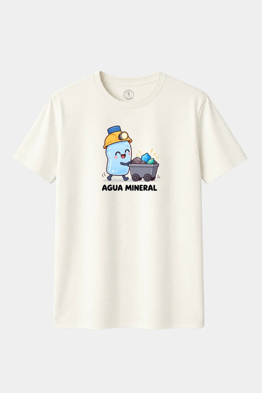 Camiseta Agua Mineral – Humor, Juegos de Palabras y Diseño Divertido