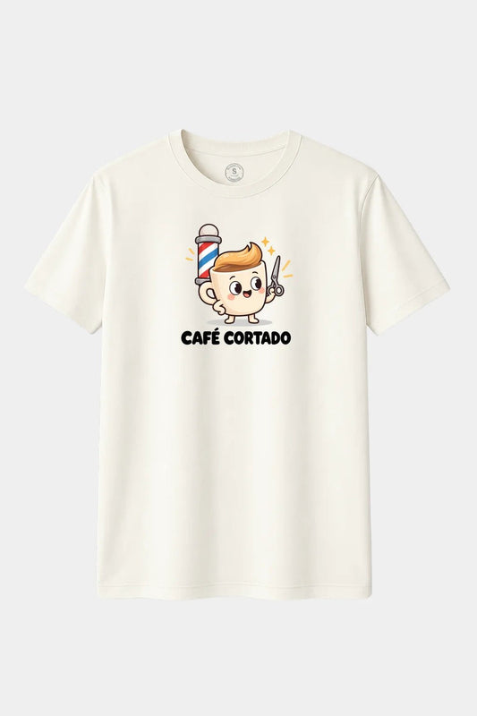Camiseta Café Cortado – Humor, Juego de Palabras y Diseño Divertido