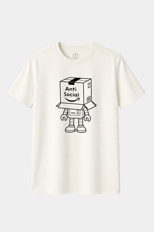 Camiseta Anti Social Robot – Modo Social Desactivado