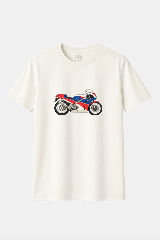 Camiseta Honda RC30 VFR750R – Moto Deportiva Clásica Japonesa | Bellini Motor Art