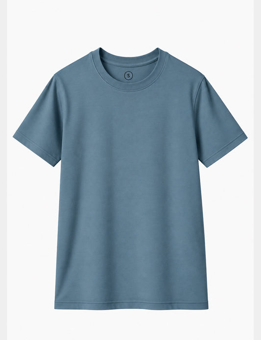 Personalize sua camiseta curta de mangá (azul claro)