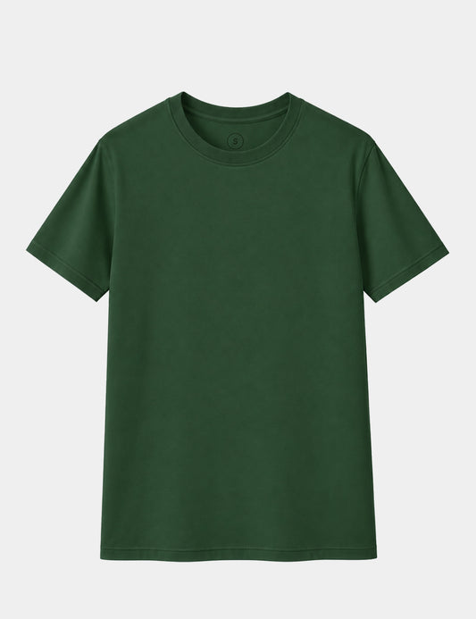 Personalize seu homem curto -solo (garrafa verde) t -shirt