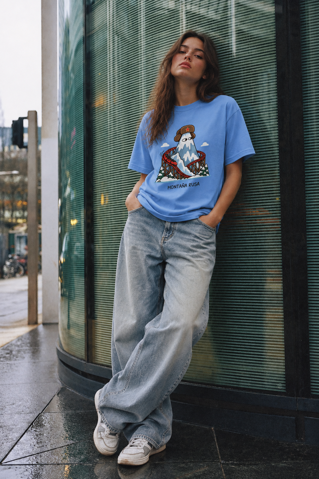 Camiseta Montaña Rusa – Diseño Divertido con Humor