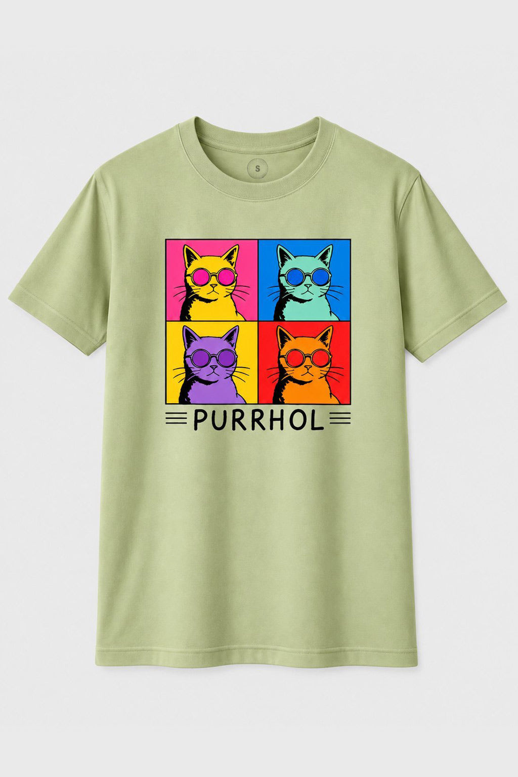Camiseta Purrhol – Pop Cat
