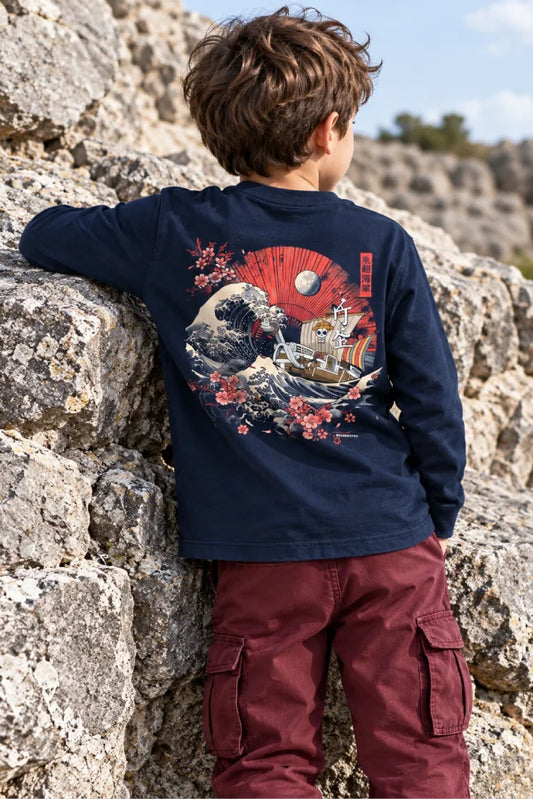 Camiseta manga larga Kanagawa Night